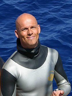 Free diving record holder Herbert Nitsch