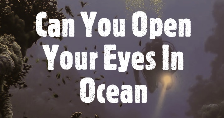 Can You Open Your Eyes In Ocean