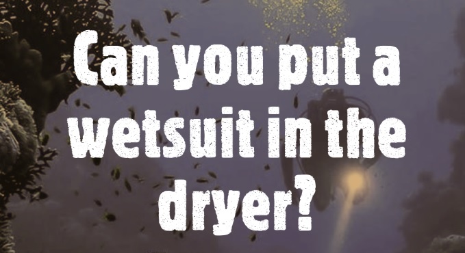 Can you put a wetsuit in the dryer
