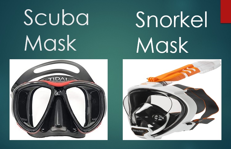 Are scuba and snorkel masks the same?