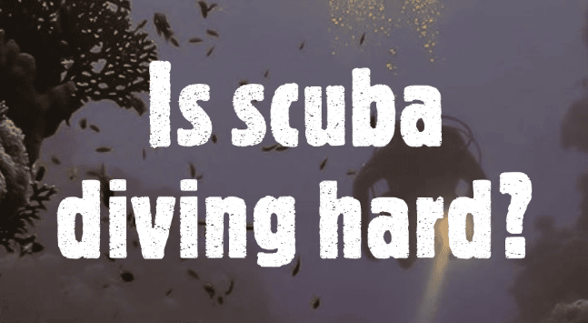 Is scuba diving hard?