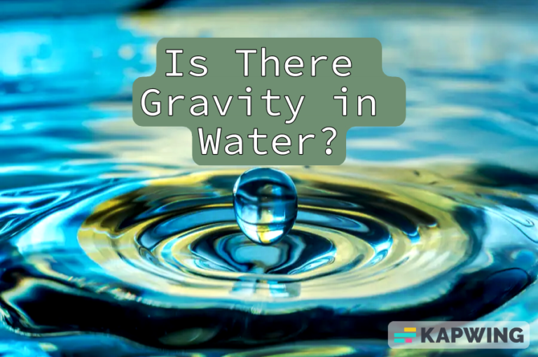Is There Gravity in Water?